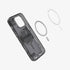ACS05539 - iPhone 14 Pro Max Case Ultra Hybrid Zero One (MagFit) showing the back